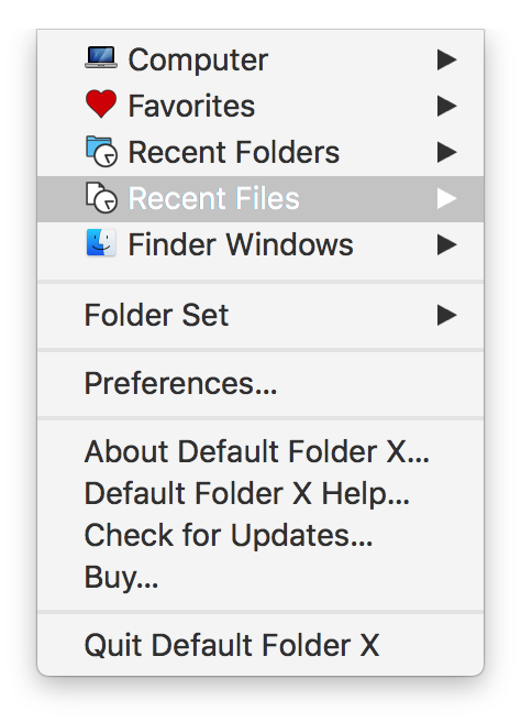 Default Folder X 5.4.3 文件快捷访问工具 系统增强 第2张-Mac毒 Default Folder X 5.4.3 文件快捷访问工具