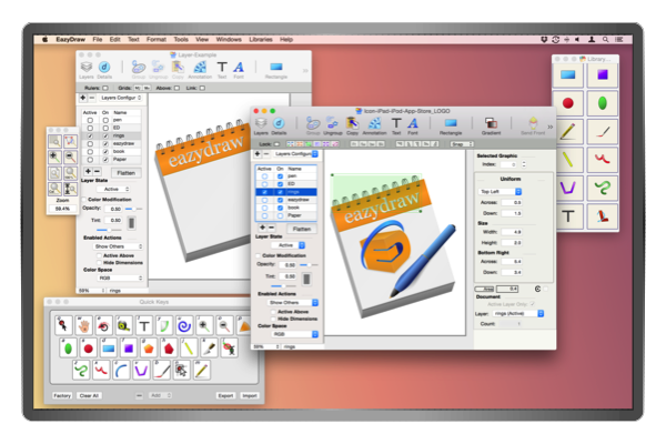 EazyDraw 9.7.2 矢量图绘制工具插图 EazyDraw 9.7.2 矢量图绘制工具