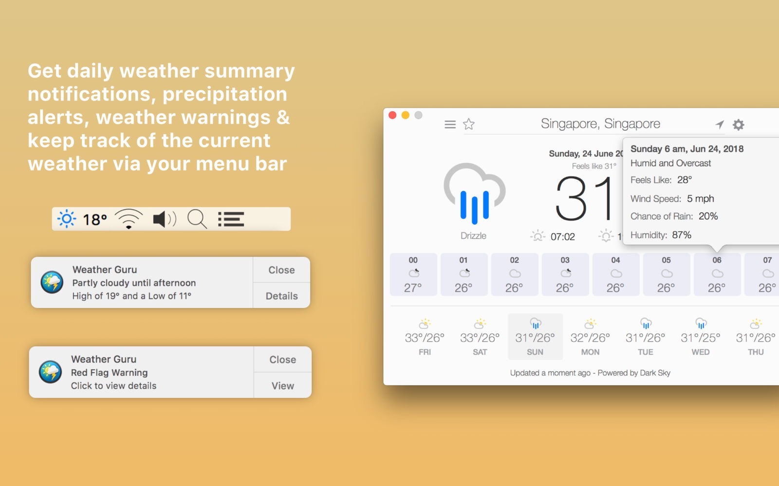 Weather Guru 2.3.7 优雅的天气应用插图1 Weather Guru 2.3.7 优雅的天气应用