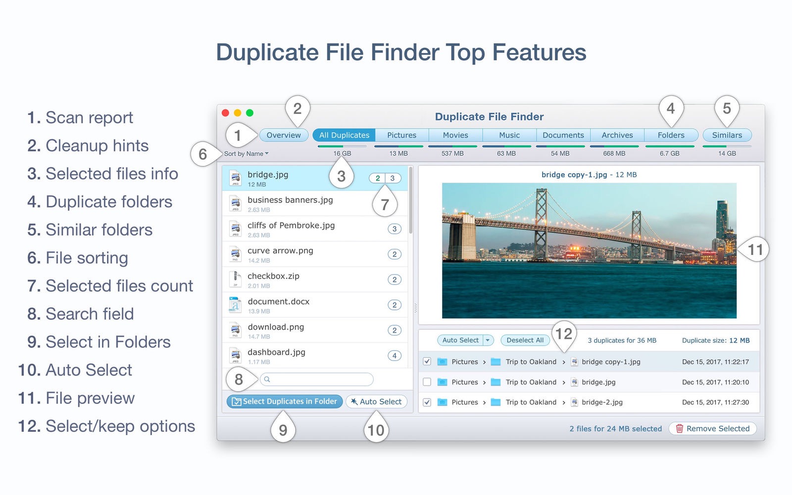 Duplicate File Finder Pro 6.7.1 破解版 重复文件清理工具插图 Duplicate File Finder Pro 6.7.1 破解版 重复文件清理工具