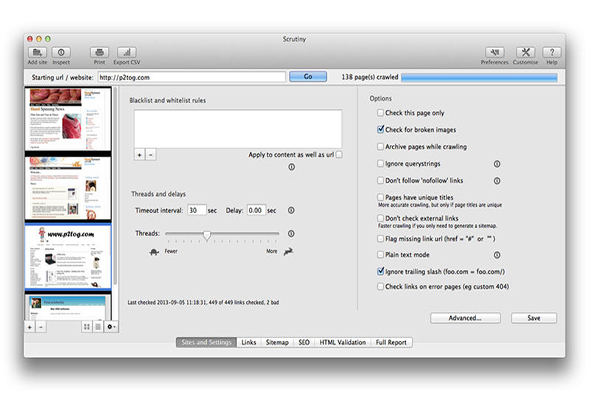Scrutiny 9.6.1 (网站分析软件)免激活版 破解版插图1 Scrutiny 9.6.1 (网站分析软件)免激活版 破解版