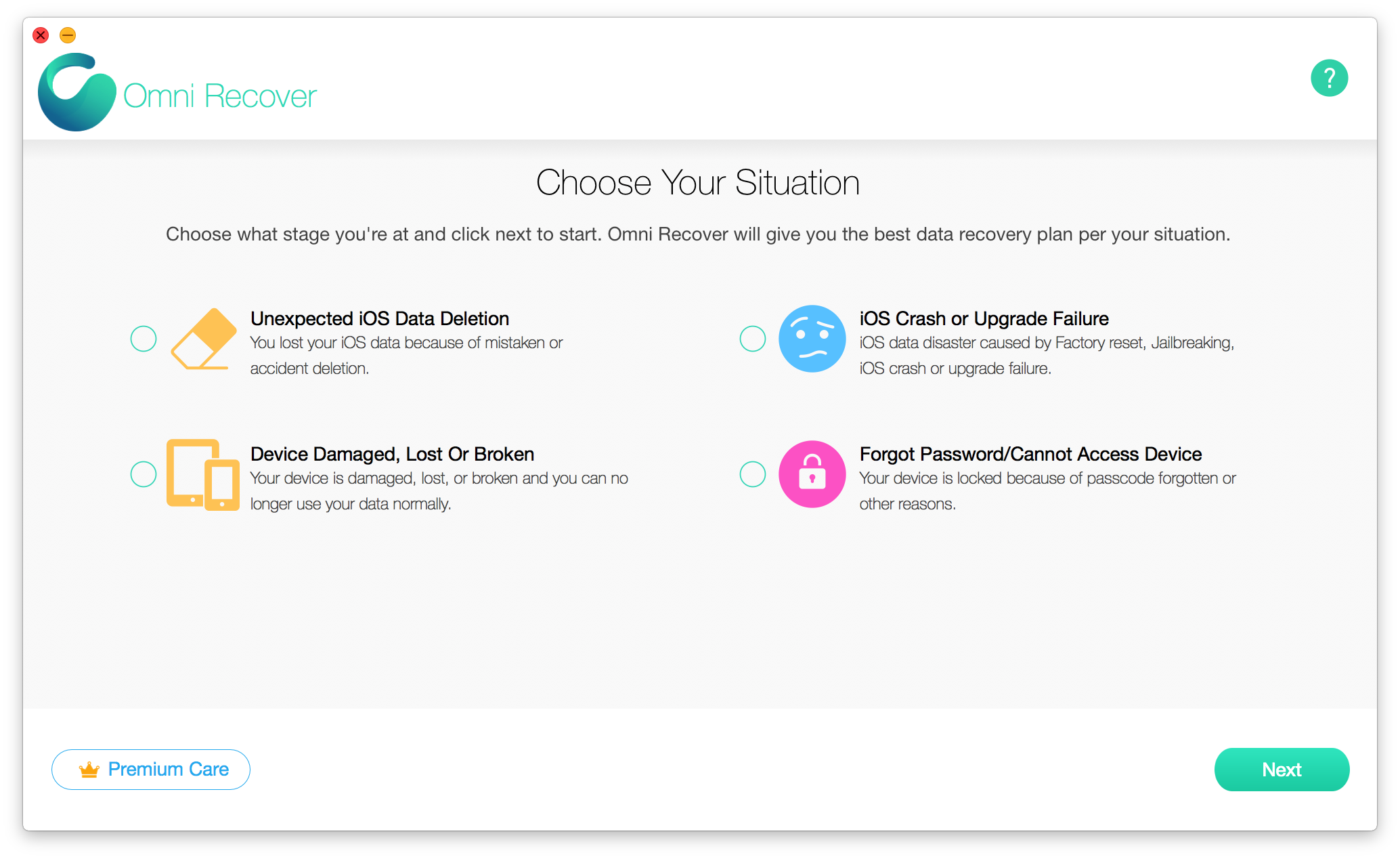 Omni Recover 2.7.1 iPhone数据恢复软件插图 Omni Recover 2.7.1 iPhone数据恢复软件